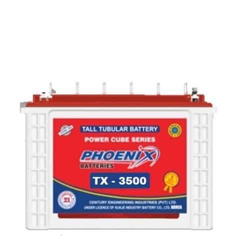 Heavy Duty Exide Tubular Battery TR-3500